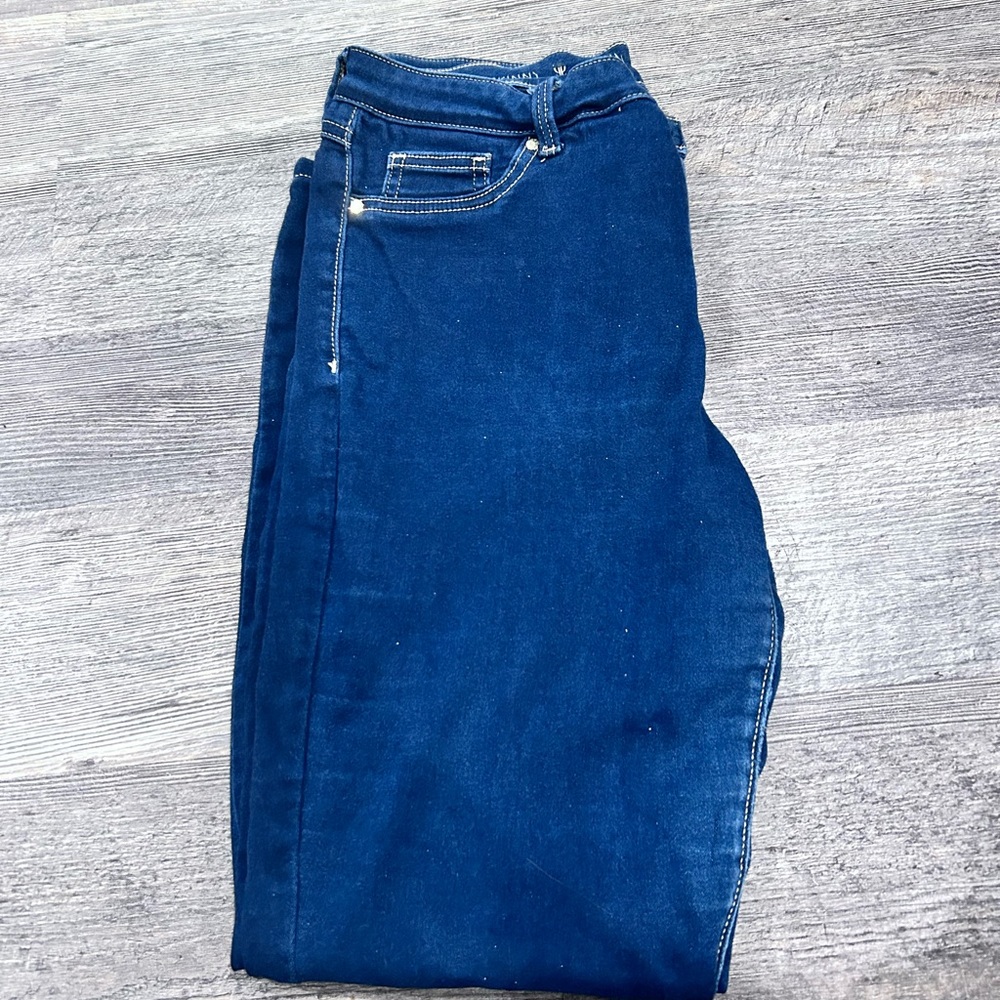 Women's Skinny Jeans in Dark Blue